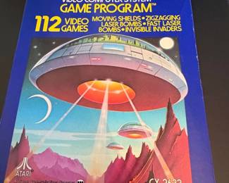Atari Space Invaders Video Computer System Game Program CX