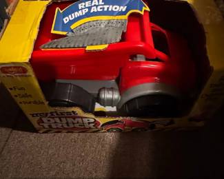 Anbold My First Dump Truck Code Red Snorkel Fire Truck Toy Set