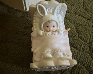 Enesco Brahms Lullaby Musical Baby Figurine