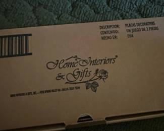 Home Interiors Gifts Victorian Ladies Decorative Plates Set of third image