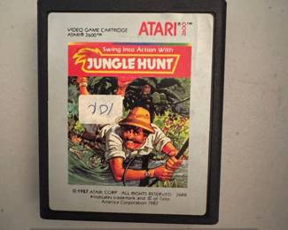 Atari Jungle Hunt Video Game Cartridge