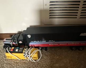 Diecast Model Car and SemiTruck second image