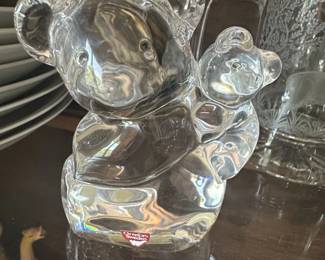 Orrefors Koala Crystal Figurine