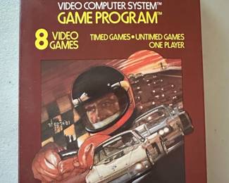 Atari Night Driver Video Computer System Game Program CX