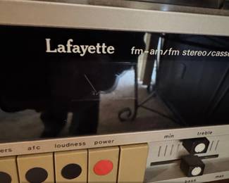 Lafayette fmam or fm stereo cassette receiver second image