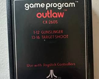 Atari Outlaw CX Game Cartridge
