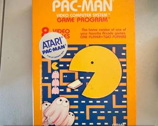 Atari PacMan Video Computer System Game Program