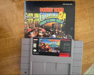Donkey Kong Country Dixie Kongs Double Trouble Super Nintendo Game Cartridge