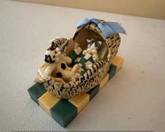 Kittin Littles by Enesco Basket of Kittens Figurine