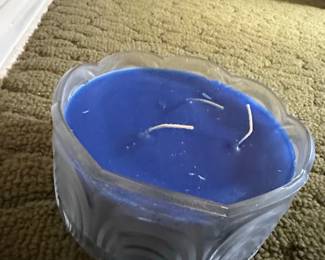 PartyLite Ocean Mist Scented Candle in Glass Holder