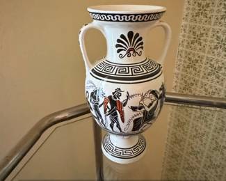 Handmade Greek Amphora Vase The Sorceress Circe by D. Vasilopoulto