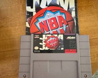 NBA Jam Super Nintendo Cartridge