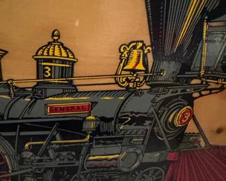 The General Locomotive Wooden picture second image