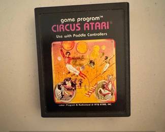 Circus Atari Video Game Cartridge for Atari