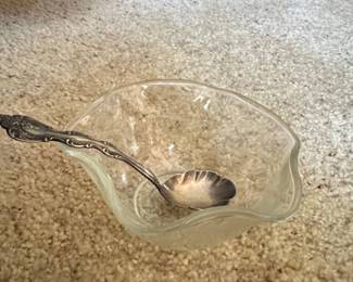 International Silverplate Gravy Boat with Spoon