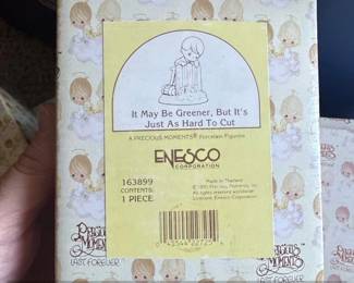 Precious Moments It May Be Greener, But Its Just As Hard To Cut Figurine