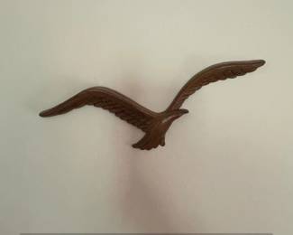 Vintage Cast Metal Flying Eagle Wall Decor
