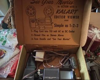 Kalart Editor Viewer Eight mm Film Projector