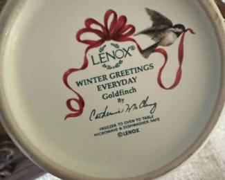 Lenox Winter Greetings Everyday Cardinal and Goldfinch Mugs third image