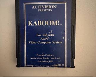 Activision Kaboom Atari Video Computer System Game Cartridge