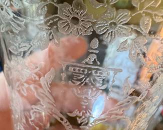 Cambridge Rose Point Crystal Stemware Set second image