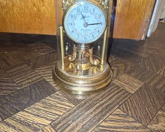 Kienzle Concordia Day Anniversary Clock with Glass Dome