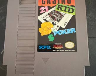 Casino Kid Poker NES Game Cartridge