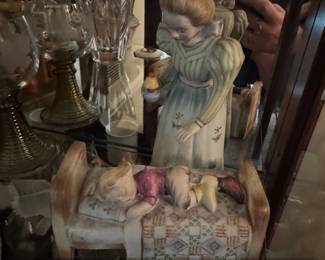 Shafford Hand Painted Ceramic Figurine  Child Sleeping