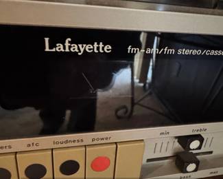 Lafayette fmam or fm stereo cassette receiver second image