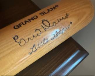 Louisville Slugger LL Grand Slam Baseball Bat with Earl The Earl Little League Autograph second image