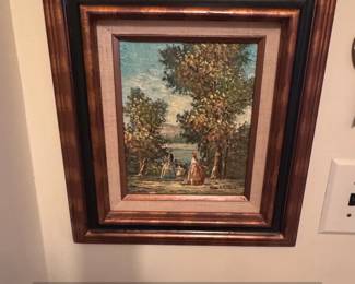 Vintage Landscape Painting by Alan Walters