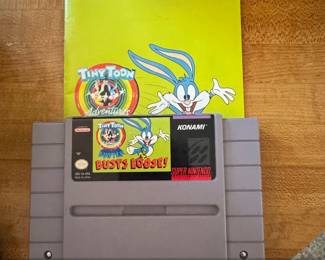 Tiny Toon Adventures Buster Busts Loose Super Nintendo Game Cartridge