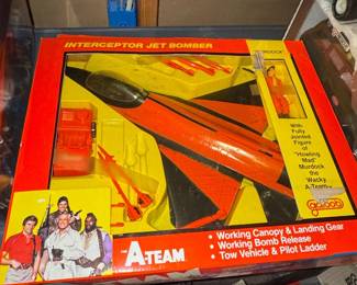 The ATeam Interceptor Jet Bomber Howling Mad Murdock Action Figure Playset