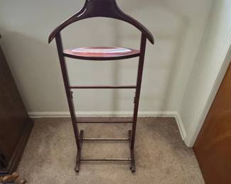 Vintage Italian Wooden Valet Stand