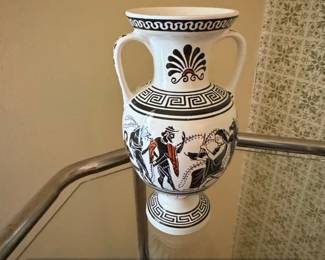 Handmade Greek Amphora Vase The Sorceress Circe by D. Vasilopoulto