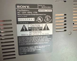 Sony PlayStation PS SCPH second image