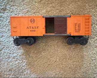 Lionel Postwar ATSF Operating Box Car O Gauge