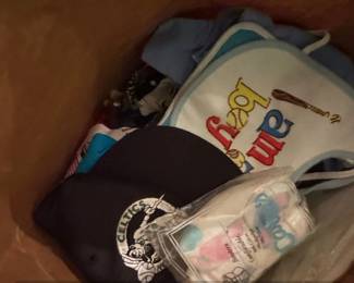 Assorted Baby Accessories Lot with Cabbage Patch Kids Diapers and Celtics Cap second image