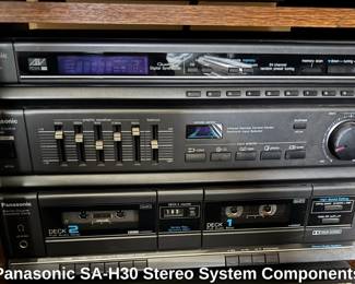 Panasonic SAH Stereo System Components