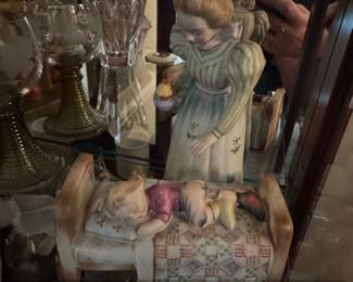 Shafford Hand Painted Ceramic Figurine Child Sleeping