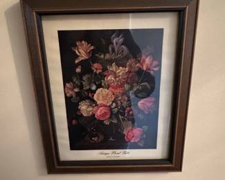 Antique Floral Frolic Print
