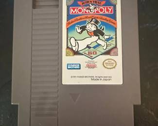 Action Video Monopoly NES Game Cartridge