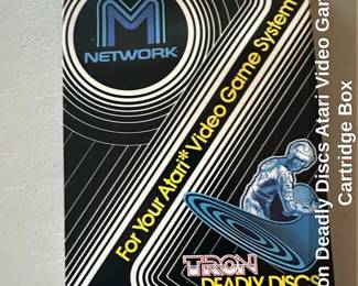 Tron Deadly Discs Atari Video Game Cartridge Box
