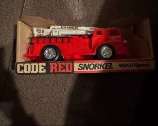 Anbold My First Dump Truck  Code Red Snorkel Fire Truck Toy Set second image