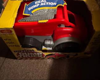 Anbold My First Dump Truck  Code Red Snorkel Fire Truck Toy Set