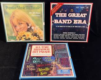 3 Readers Digest multi records sets 29 in all