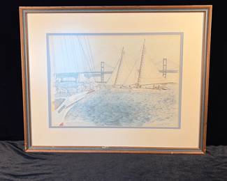 Martin Barry limited edition Vintage Litho