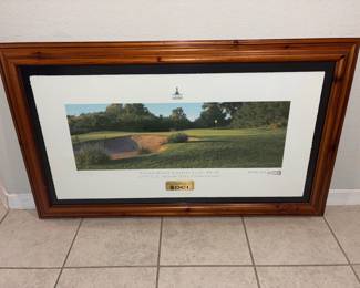 2006 US Senior open Prairie dunes photograph and frame