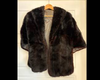 Vintage Fur Mink Wrap