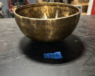 brass ornate bowl